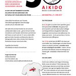 Einladung zum Jubiläum 50 Jahre Aikido im Budo-Club Karlsruhe