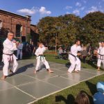 Karateabteilung beim Tag der offenen Tür