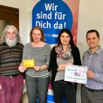 Spendenübergabe von Benefiz-Training